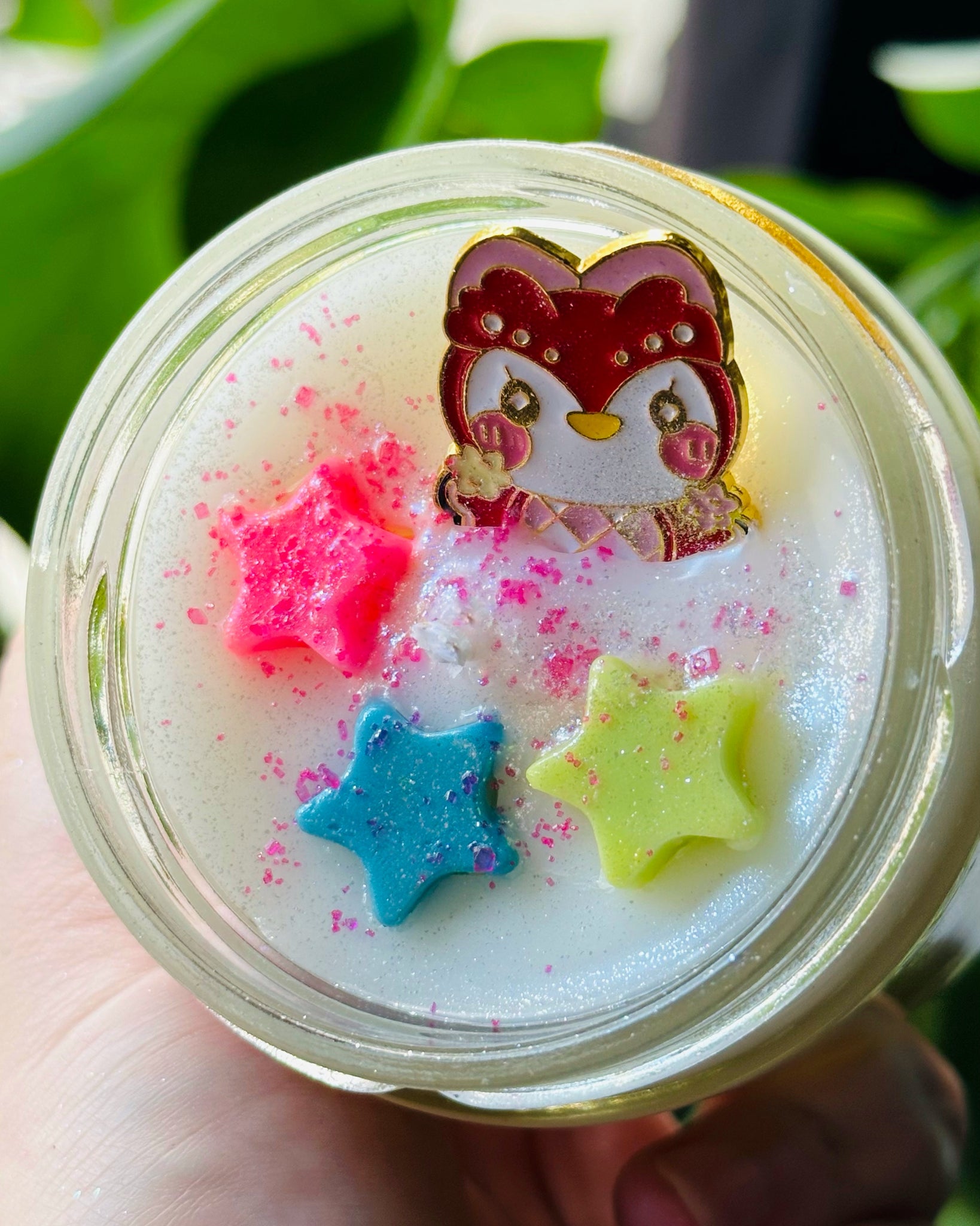 Stargazing Owl Charmed Candle - Violet + Bergamot