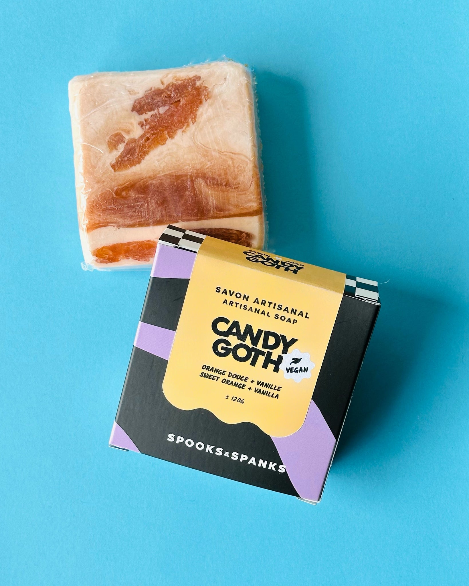 Pastilla de jabón Candy Goth - Naranja dulce y vainilla