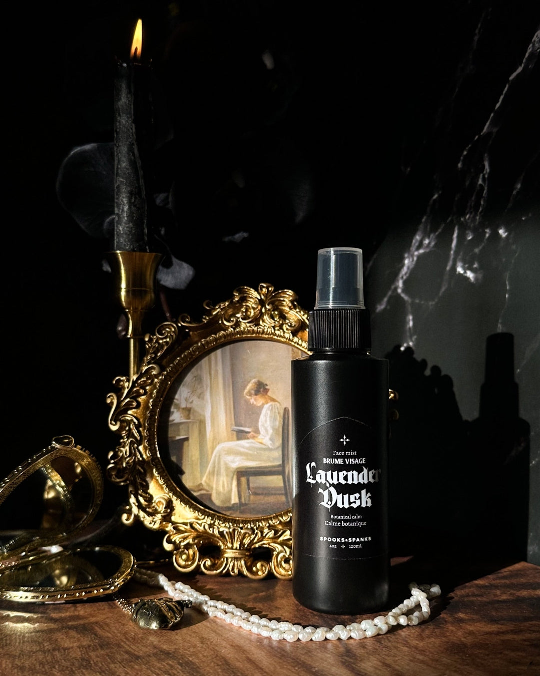 Lavender Dusk - brume apaisante pour le visage à la lavande