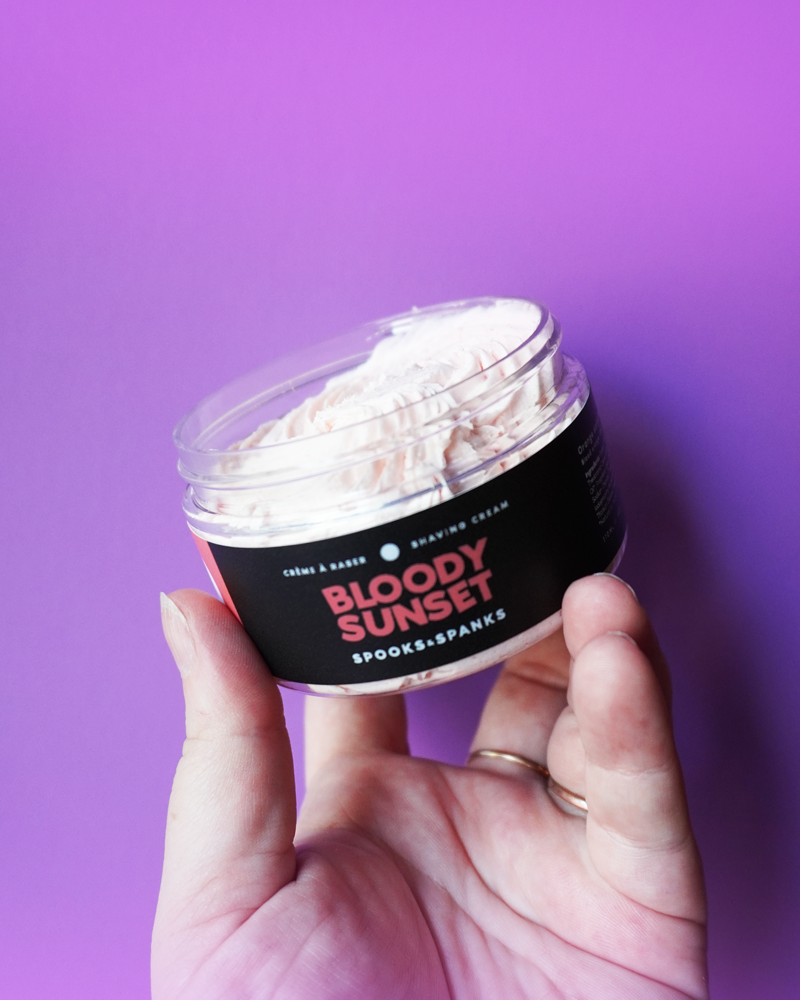 Bloody Sunset  Shaving Cream - blood orange + goji