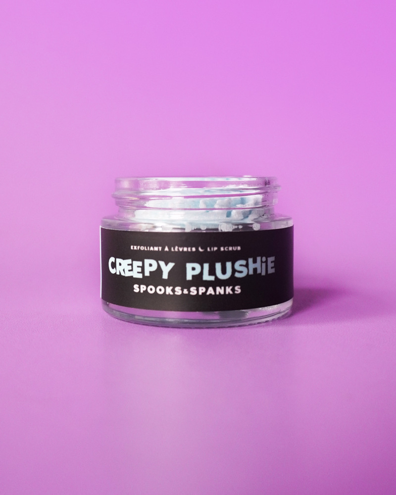 Creepy Plushie Cotton Candy Lip Scrub