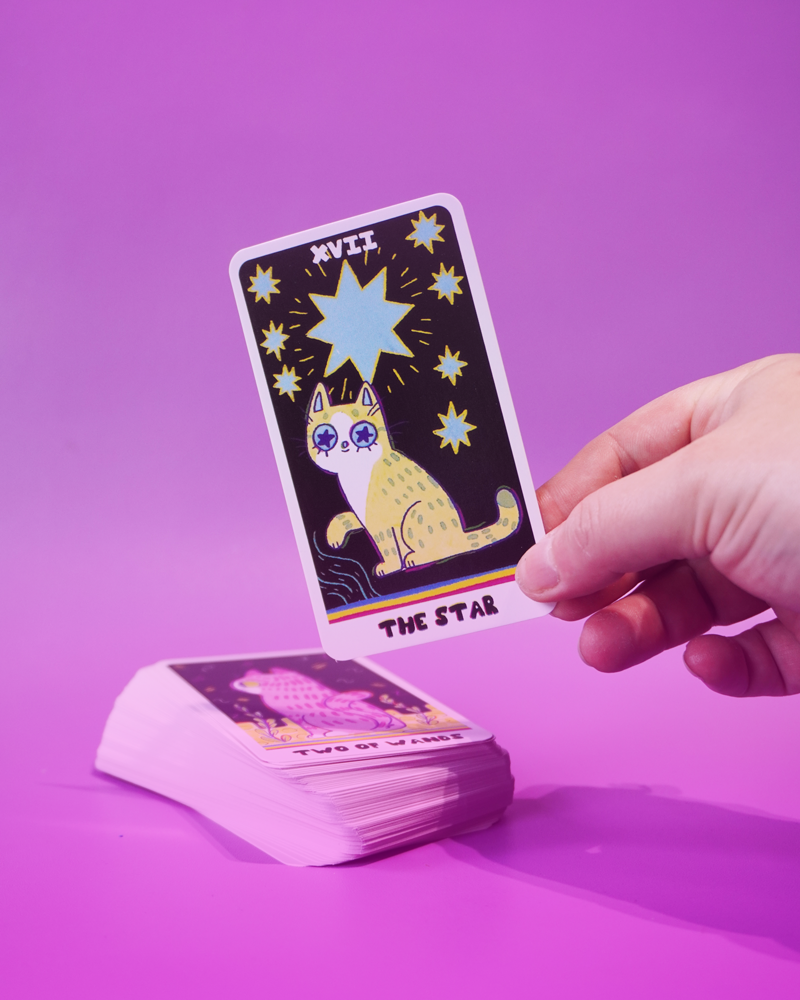 Weird Cat tarot