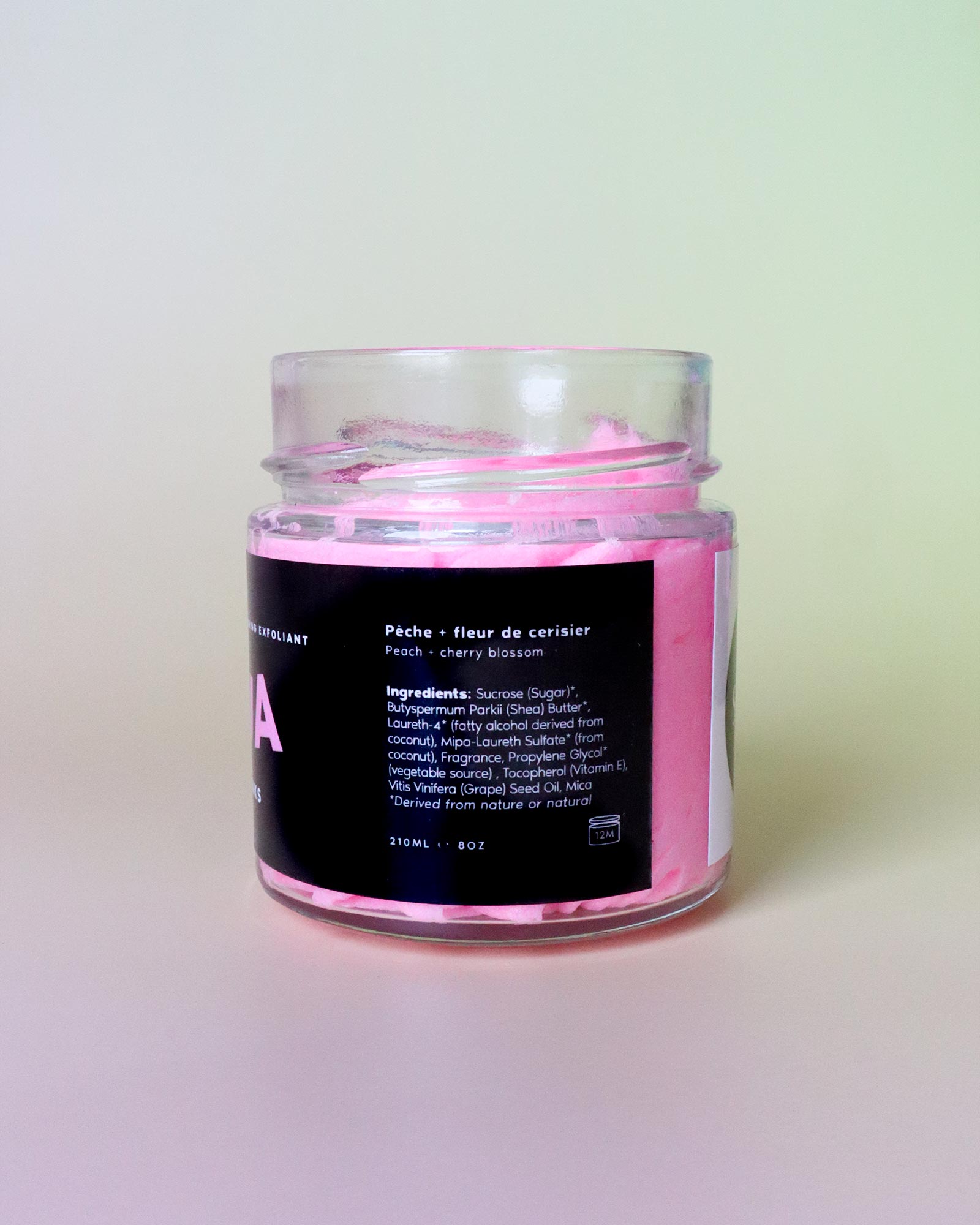 Ouija foaming exfoliant - Peach + cherry blossom