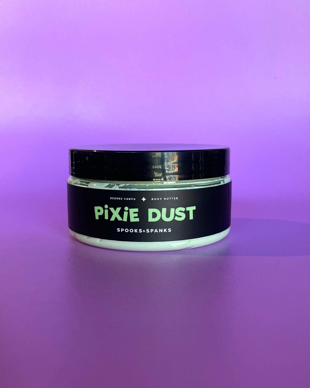 Pixie Dust pistache + caramel + beurre corporel à la gousse de vanille