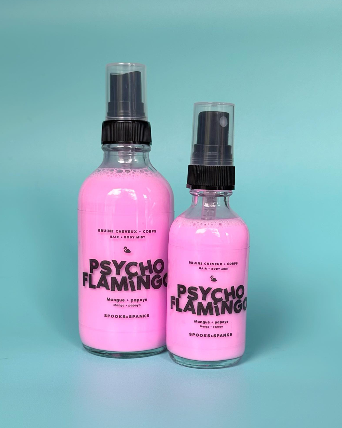 Psycho Flamingo Body and Hair Mist - Mango + Papaya