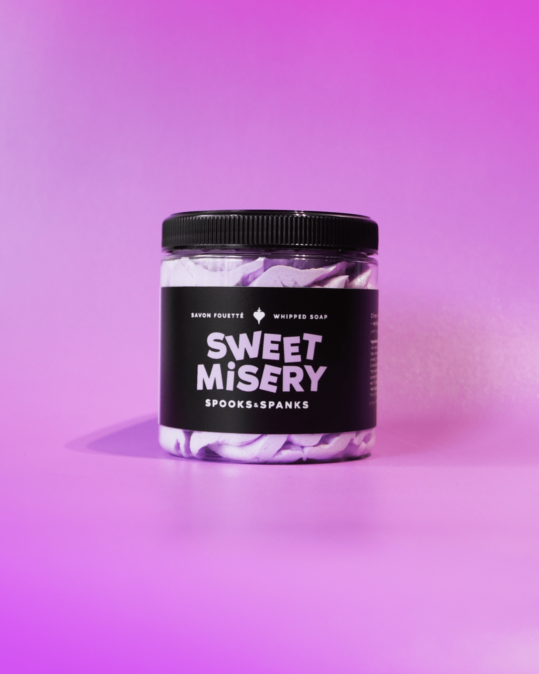 Savon fouetté Sweet Misery fraise + citron + vanille musc