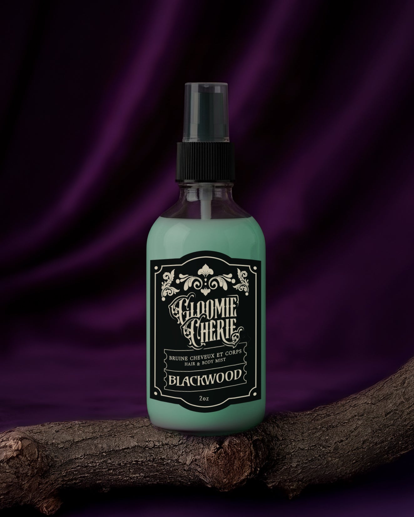 Blackwood Body and Hair Mist - Cedar + Musk + Evening Dew