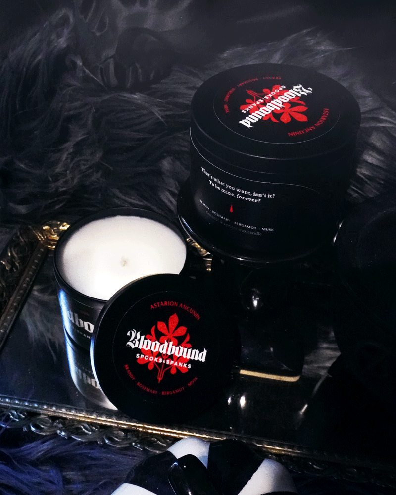 Vela Bloodbound - Brandy + Romero + Bergamota + Almizcle