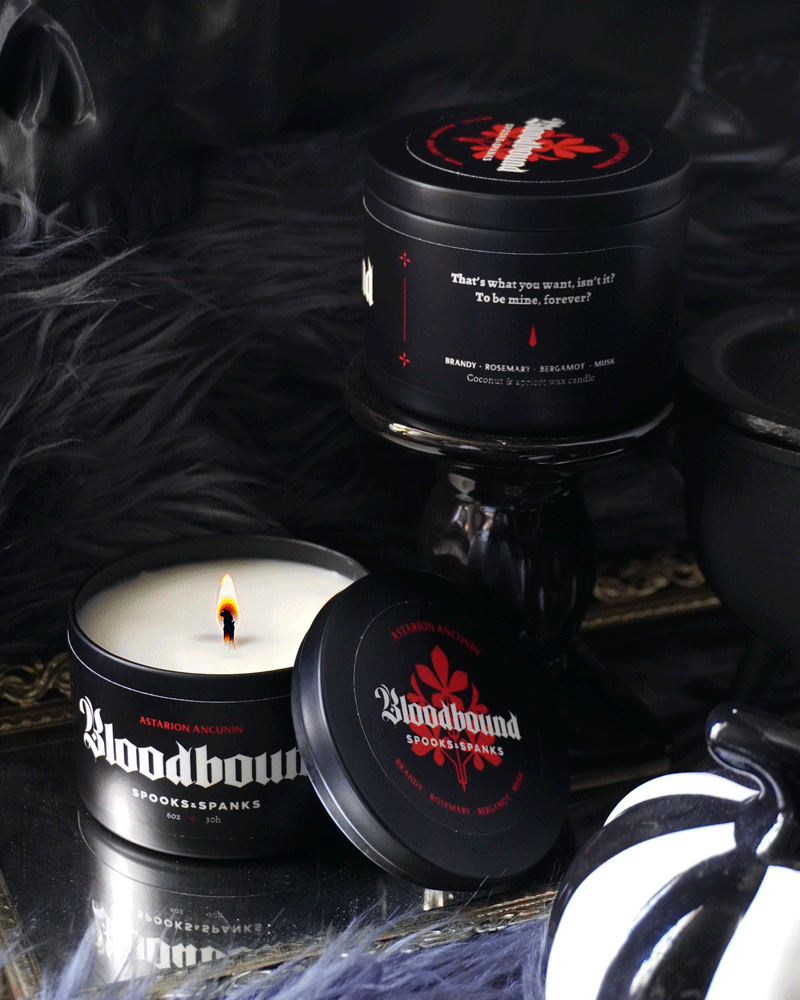 Vela Bloodbound - Brandy + Romero + Bergamota + Almizcle