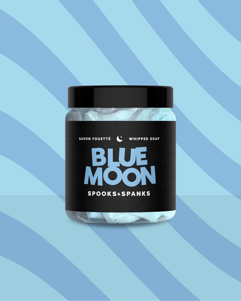 Jabón batido Blue Moon - Frambuesa azul