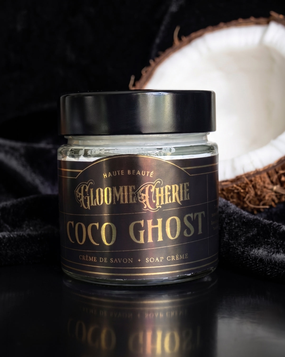 Savon fouetté Coco Ghost - Noix de coco + Pêche + Vanille
