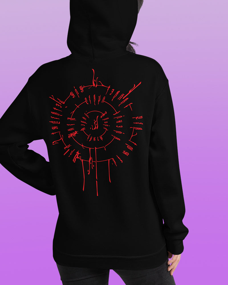 Sweat à capuche Darling brodé + imprimé au dos