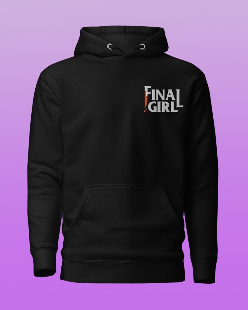 Final Girl embroidered hoodie