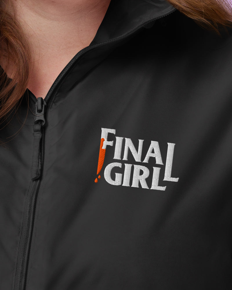 Final Girl unisex lightweight windbreaker + rain jacket