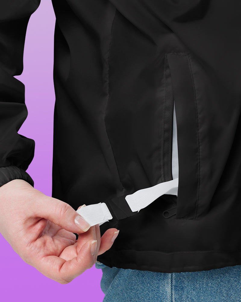 Final Girl unisex lightweight windbreaker + rain jacket
