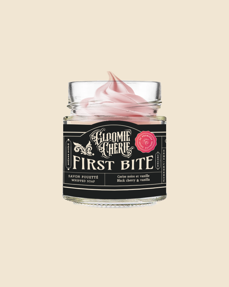 First Bite Black Cherry + Vanilla Whipped Soap