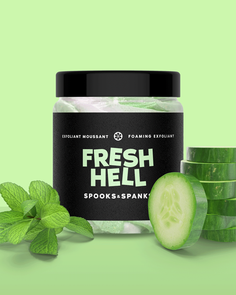Exfoliante espumoso Fresh Hell - Pepino + Melón + Menta