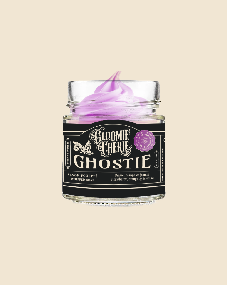 Ghostie Whipped Soap - Strawberry + Orange + Jasmine