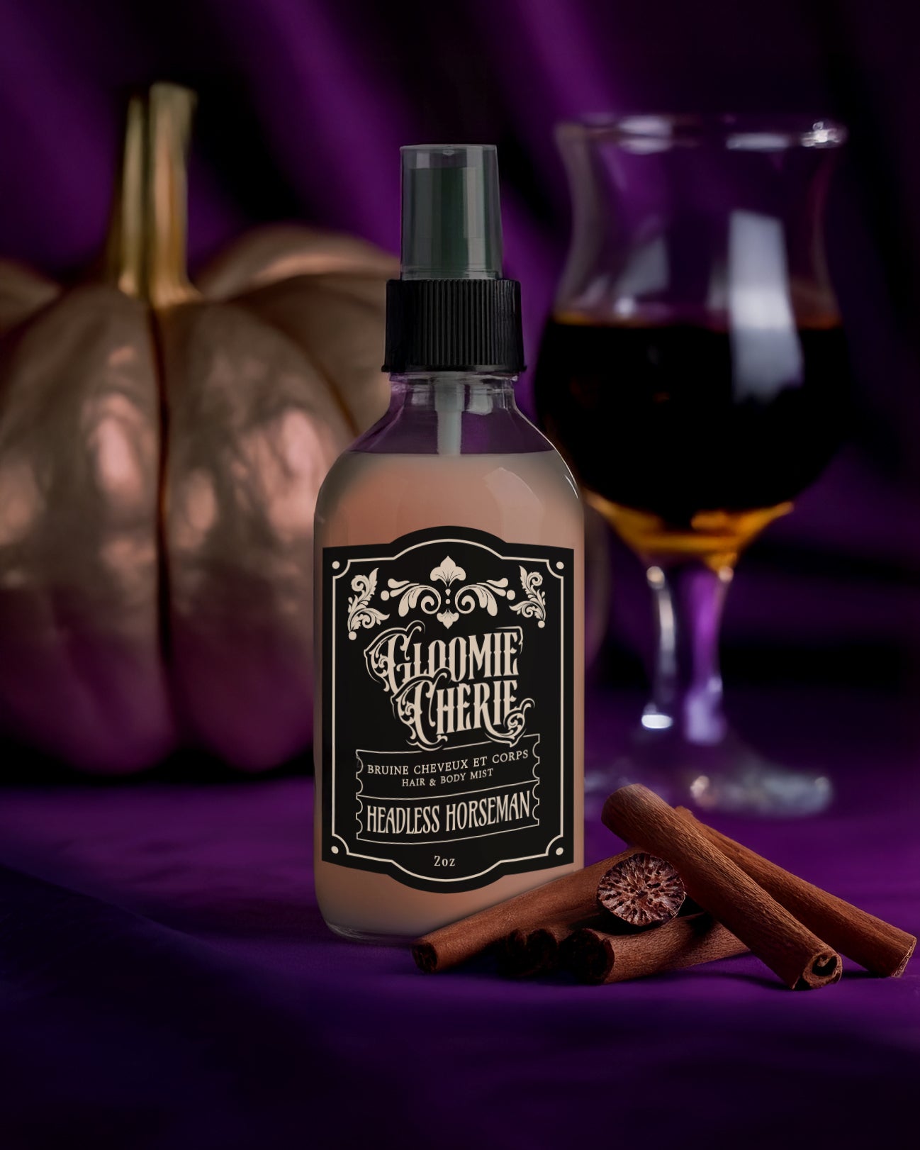 Headless Horseman Body and Hair Mist - Pumpkin + Cinnamon + Nutmeg + Vanilla