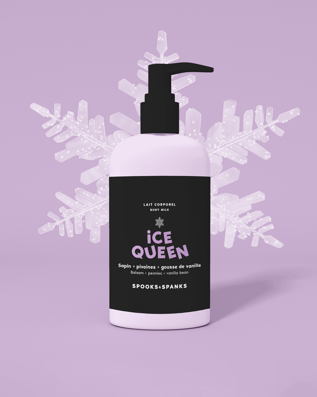 Leche corporal Ice Queen - Bálsamo + peonías + vainilla 