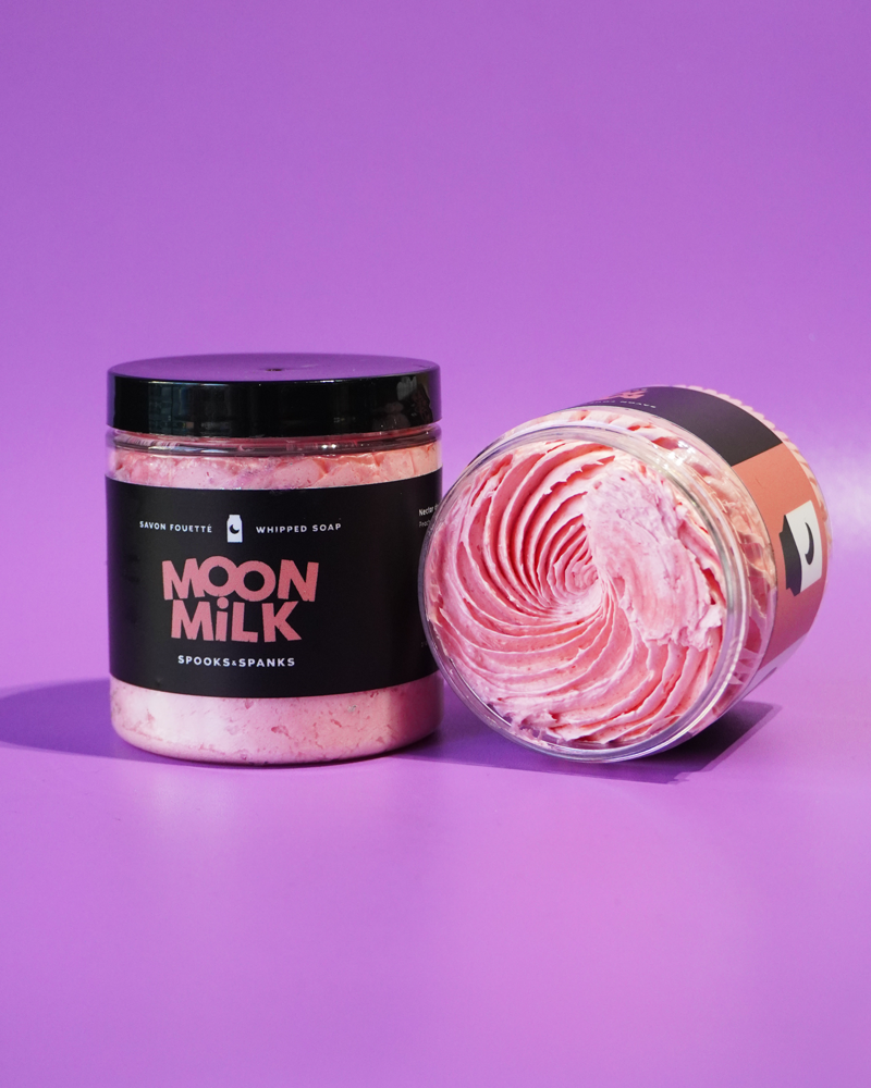 Moon Milk Whipped Soap - Peach Nectar + Banana