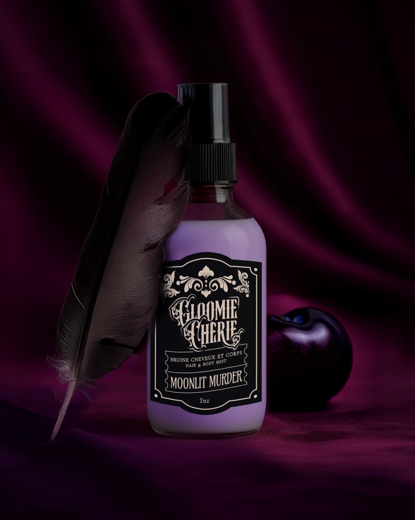 Moonlit Murder Body and Hair Mist - Plum + Apricot + Nectarine + Vanilla