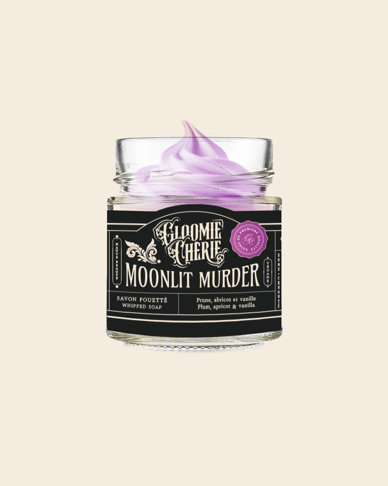 Moonlit Murder Whipped Soap - Plum + Apricot + Nectarine + Vanilla
