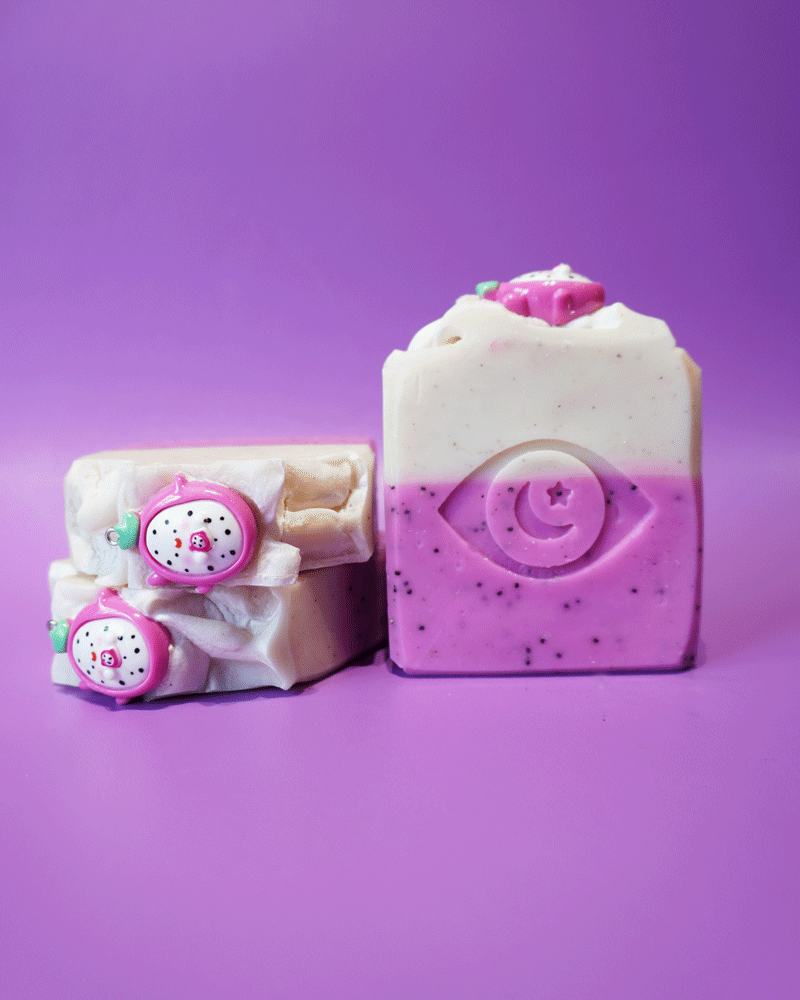 Pitaya Poltergeist Charmed Soap Bar - With real Dragonfruit