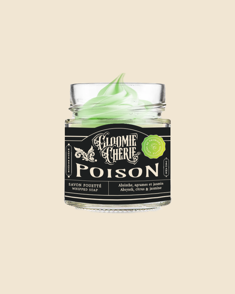 Poison Whipped Soap - Absinthe + Citrus + Jasmine