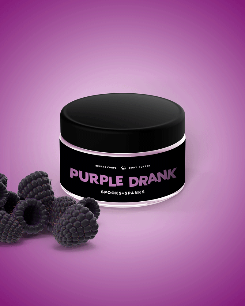 Beurre corporel Purple Drank - Framboise noire + Vanille