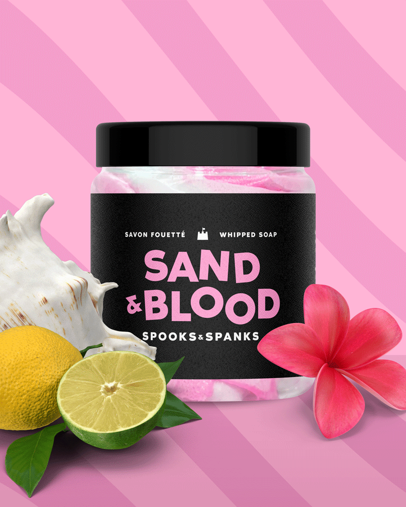 Sand & Blood Whipped Soap - Citrus + Spices + Vanilla Musk