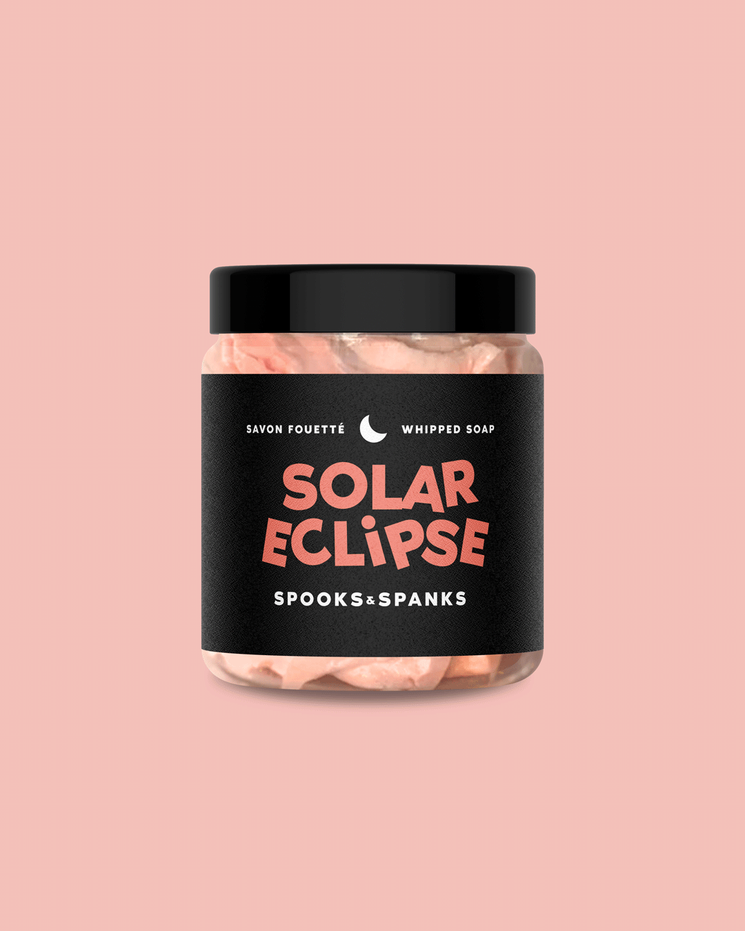 Solar Eclipse tangerine + honey + cranberry whipped soap