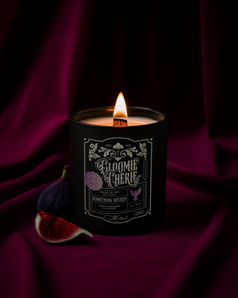Something Wicked Candle -  Fig + Rhubarb