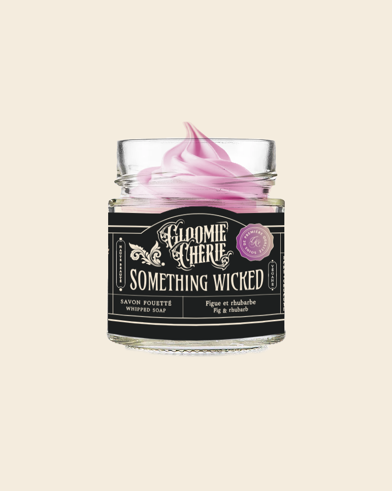 Something Wicked Whipped Soap -  Fig + Rhubarb