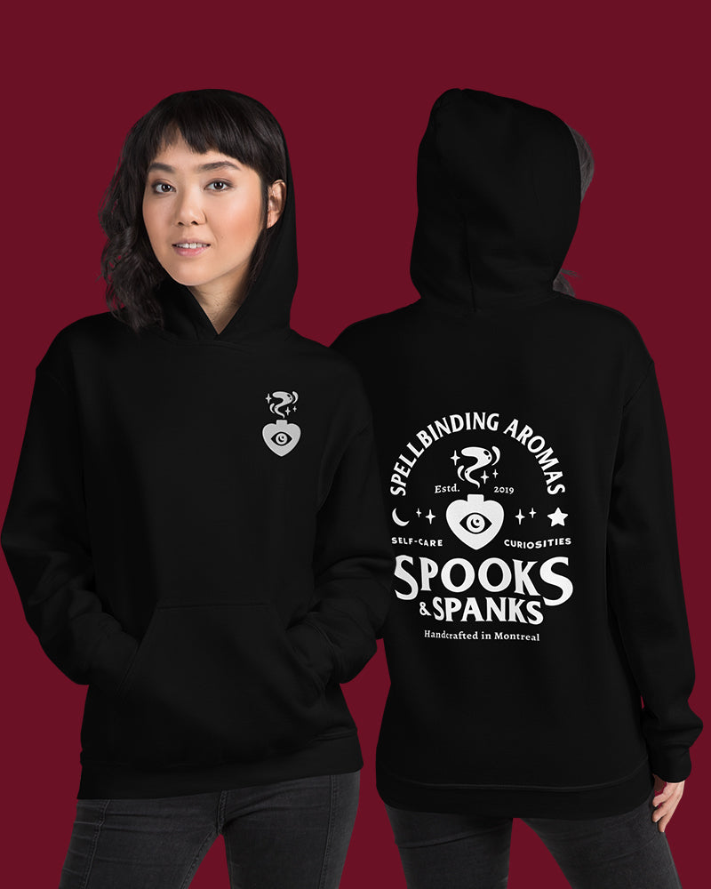Sudadera con capucha bordada y estampada Spellbinding Aromas