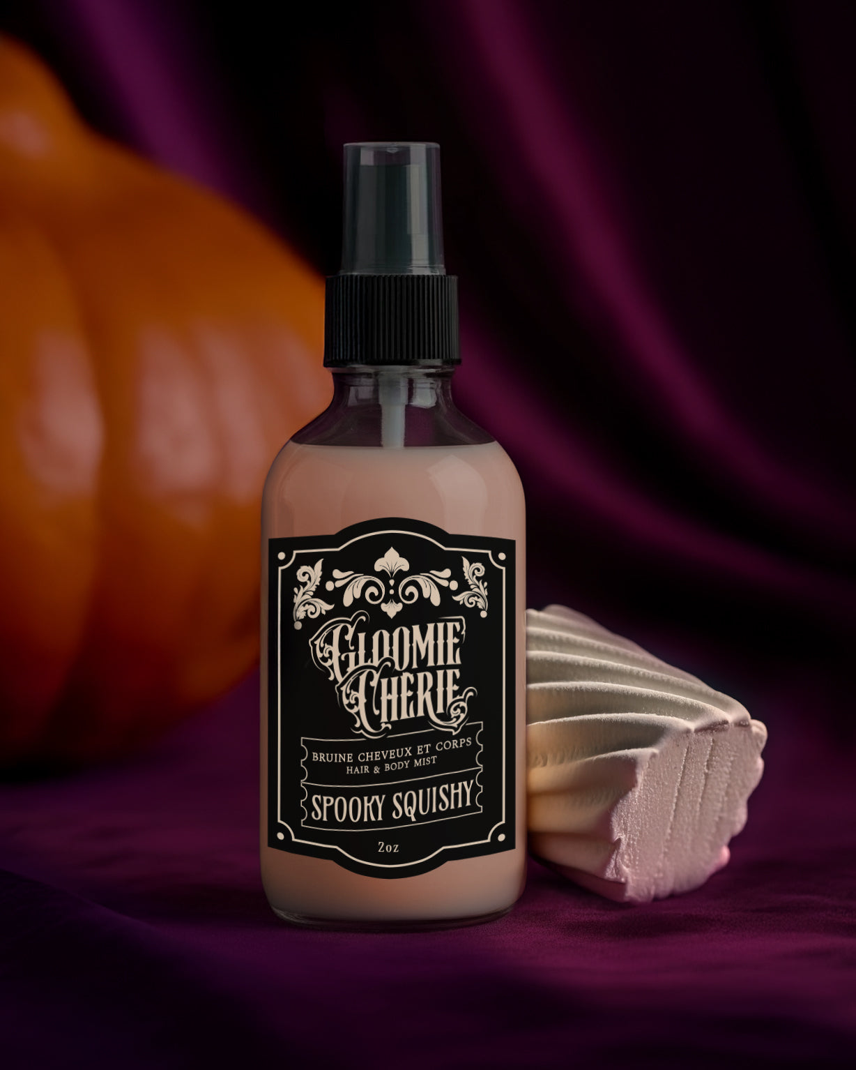 Spooky Squishy  Body and Hair Mist - Pumpkin + Marshmallow