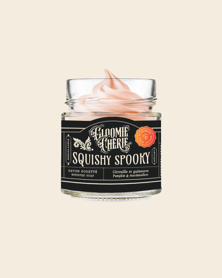Spooky Squishy Whipped Soap - Vanilla + Marshmellow + Pumpkin