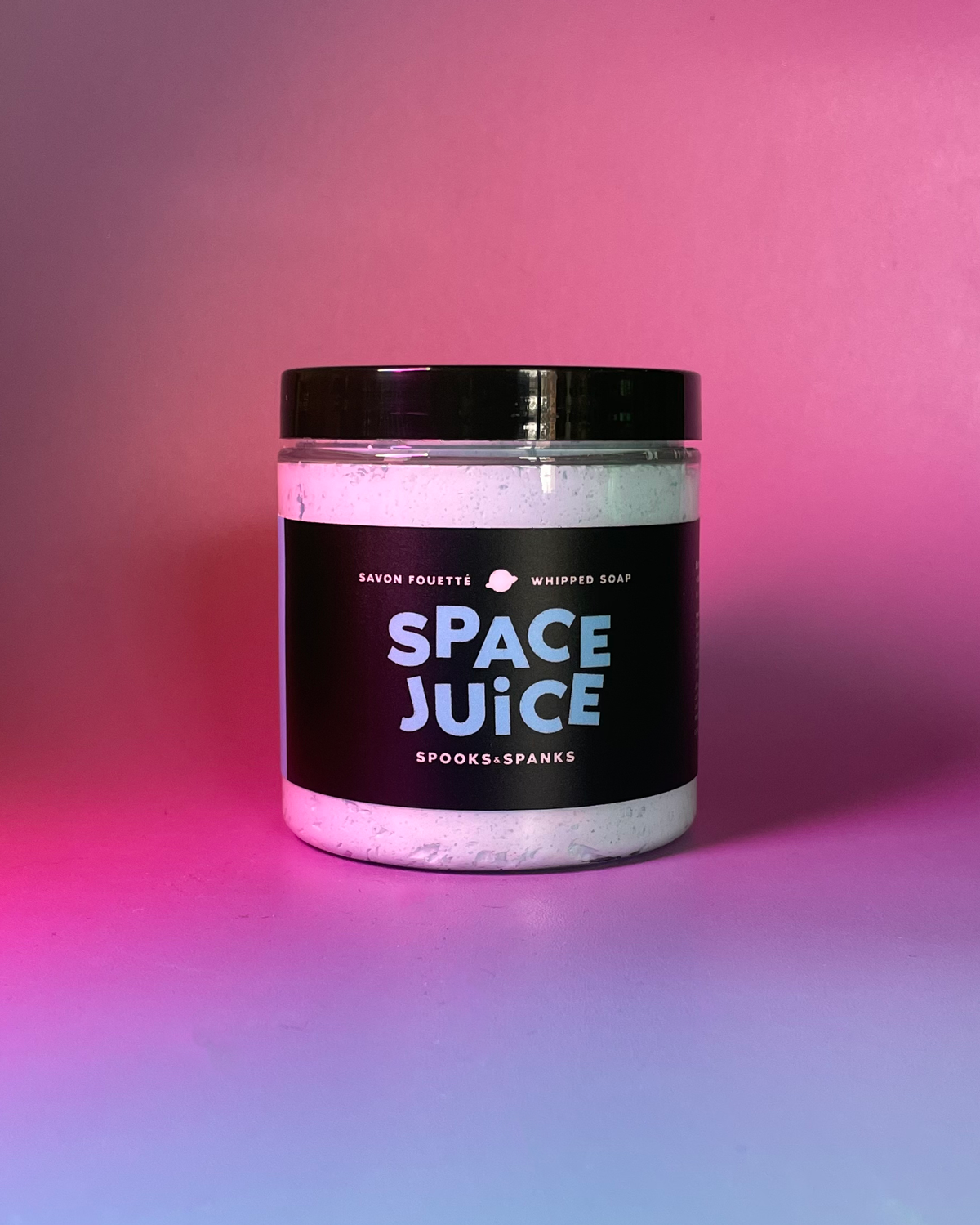 Space Juice banana + cotton candy + bubblegum whipped soap