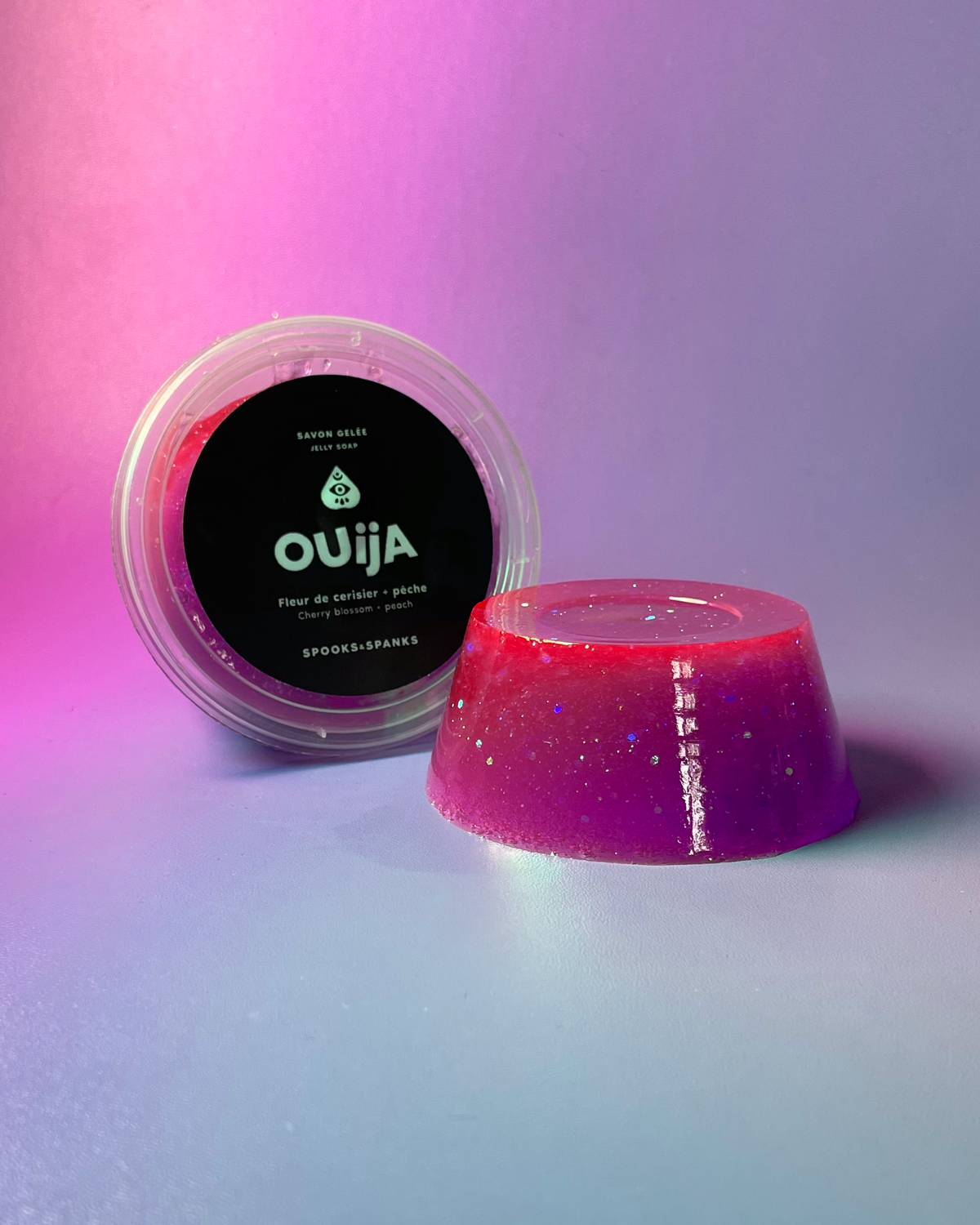 Ouija - Peach + Cherry Blossom Jelly soap