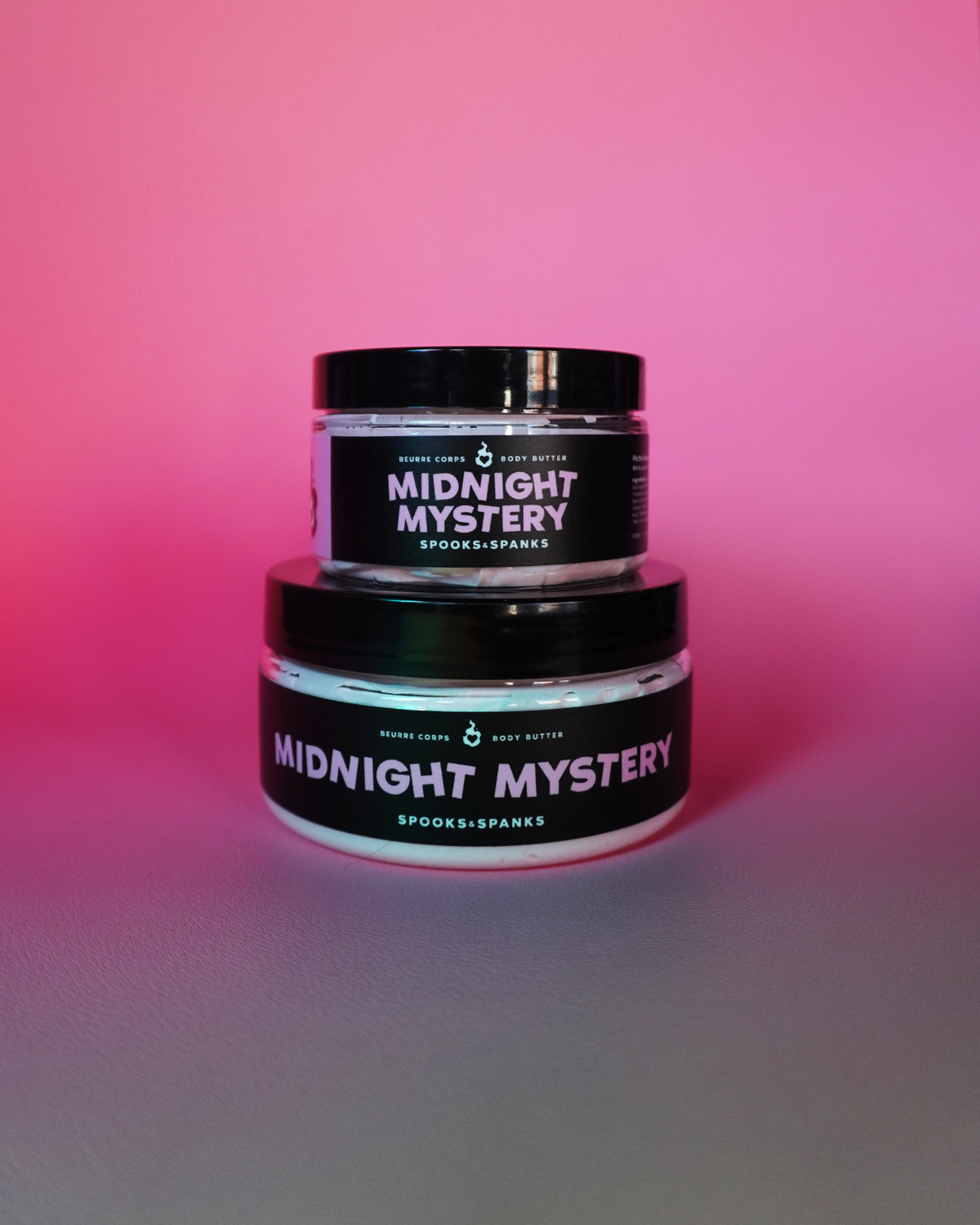 Beurre corporel Midnight Mystery pêche + ylang-ylang + champagne