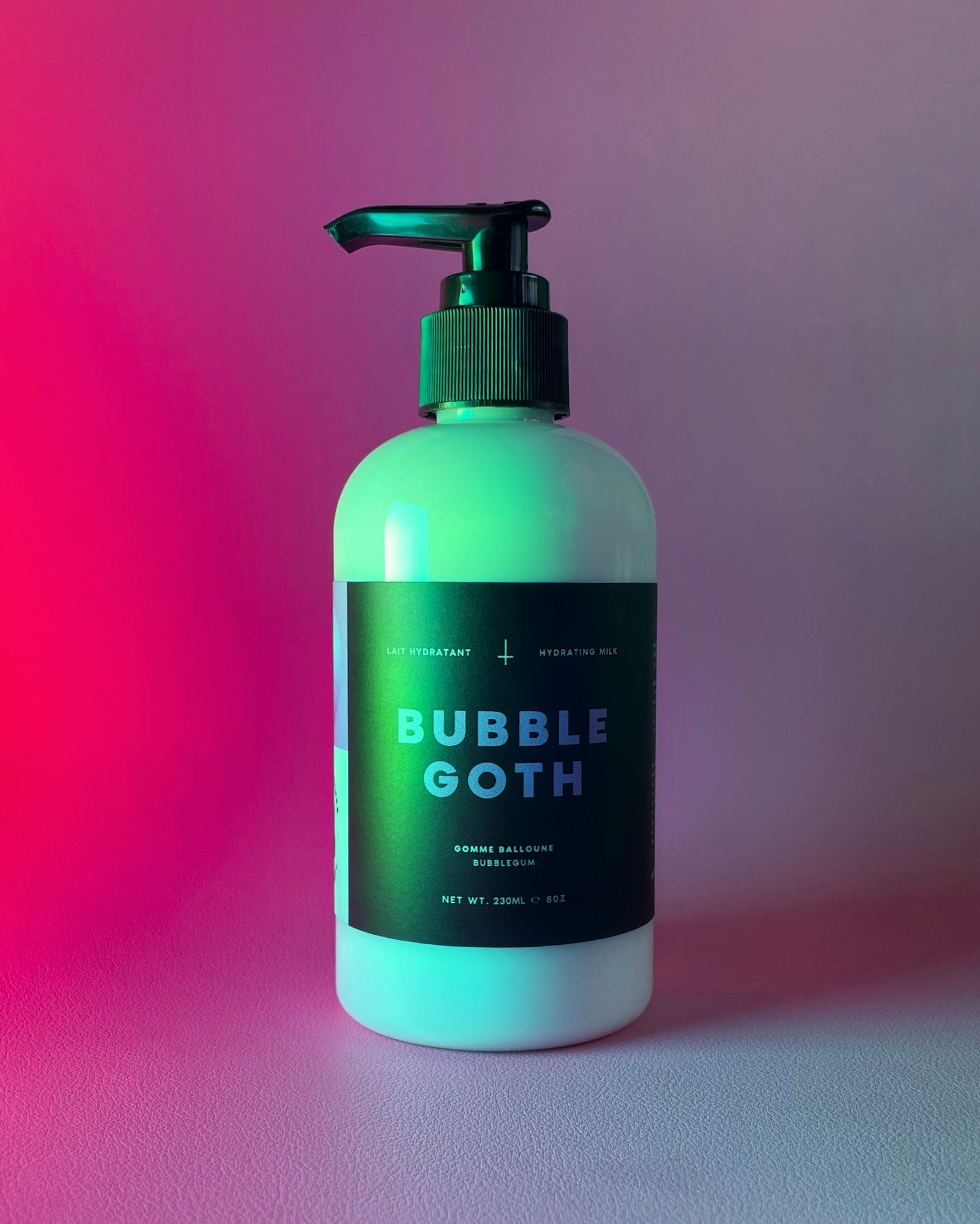 Leche hidratante Bubble Goth - Chicle 