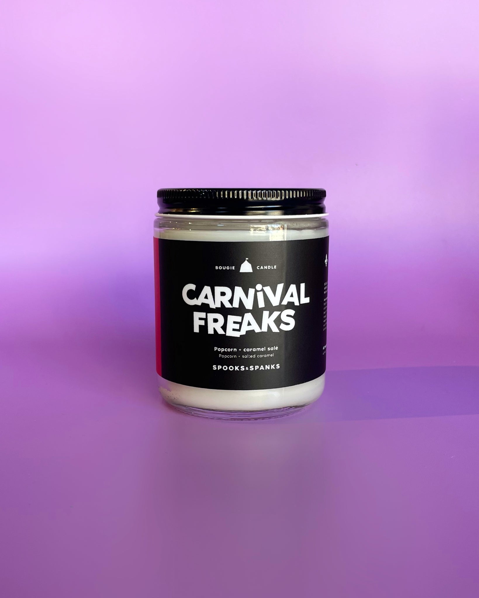 Vela de palomitas de maíz Carnival Freaks + caramelo salado